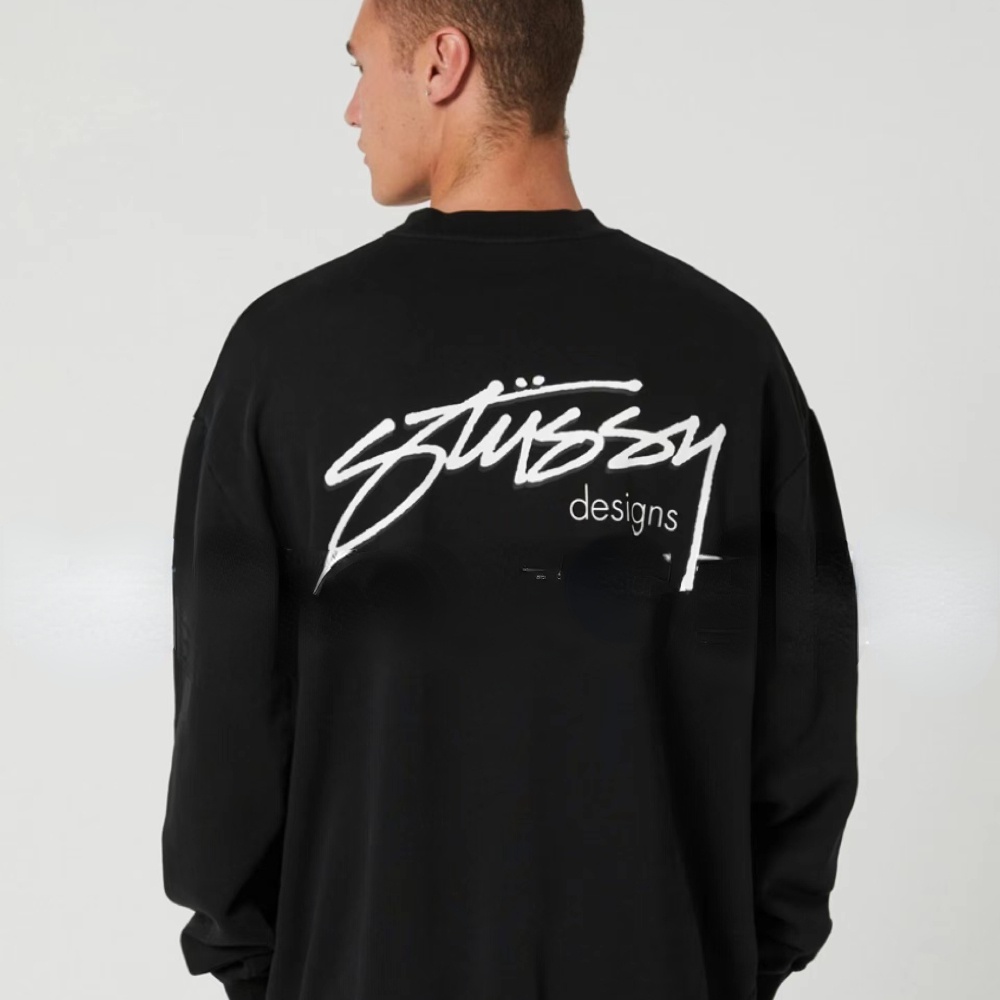 sty-เสื้อกันหนาวลําลอง-คอกลม-พิมพ์ลายตัวอักษร-ทรงหลวม-สําหรับผู้ชาย-และผู้หญิง