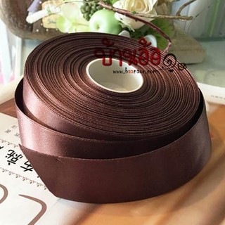 1y ริบบิ้น ผ้าซาติน satin ribbon ขนาดเล็ก กว้าง 1.5 นิ้ว (นิ้วครึ่ง) x ความยาว 90 เซนติเมตร