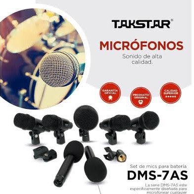 ของแท้-ไมค์กลองชุด-takstar-รุ่น-dms-7as-ไมค์กลองชุด-7-ชิ้น-ไมค์กลอง-ไมค์จ่อกลอง-ฟรี-ไม้กลอง-cmc-1-คู่