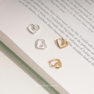 Bloomsnoon, Sweet Heart Earrings ต่างหูห่วง (silver925)