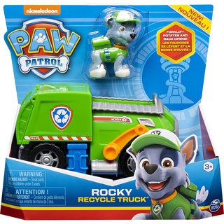 Paw Patrol Rocky’s Recycle Truck Vehicle with Collectible Figure ฟิกเกอร์ Paw Patrol Rockys Recycle Truck พร้อมของสะสม