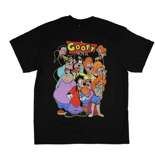 ผ้าฝ้ายคอกลมเสื้อยืดโอเวอร์ไซส์ใหม่สไตล์ขายร้อน Mad Engine Goofy Movie Cast Group Adult T-Shirt S-4XL dntokobthy