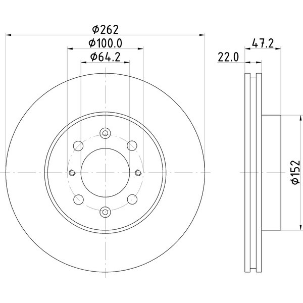 จานดิสก์เบรคหน้า-โรเวอร์-rover-220i-turbo-ปี-1989-1996-คู่-262-mm-มีรูระบาย-ตรวจสอบสเปคตามรูปที่-2-ก่อนสั่งซื้อ