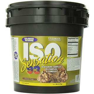 ภาพหน้าปกสินค้าULTIMATE NUTRITION ISO SENSATION ขนาด 5 lbs Chocolate ที่เกี่ยวข้อง