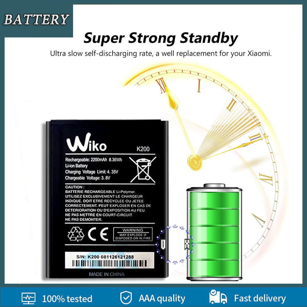ภาพหน้าปกสินค้าแบตเตอรี่ wiko Sunny 3 Plus/K200 /Sunny4 รับประกัน3เดือน แบต wiko sunny3 plus battery k200 แบต k200 จากร้าน cj1159989059 บน Shopee
