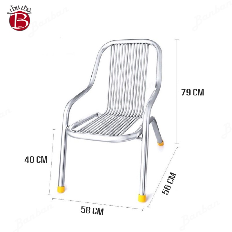 m19-m21-เก้าอี้สแตนเลสอย่างดี-สองขอบ-เหมาะสำหรับนั่งกลางแจ้ง-รับแขก-โต๊ะอาหาร-สินค้าพร้อมส่ง