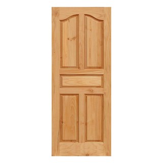 Interior door PINE WOOD DOOR MODERN DOORS L.118-5 80X200CM Door frame Door window ประตูภายใน ประตูไม้สน นิวซีแลนด์ MODER