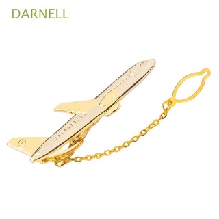 สินค้า Darnell คลิปหนีบเนคไท รูปเครื่องบิน สไตล์คลาสสิก เครื่องประดับ ของขวัญแต่งงาน สําหรับผู้ชาย