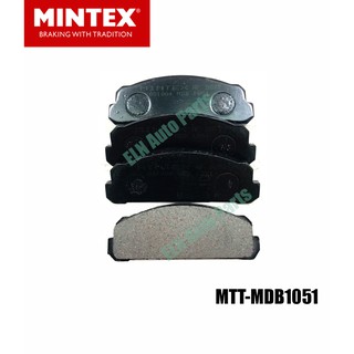 Mintex ผ้าเบรคหน้า (ของอังกฤษ) (brake pad) ไดฮัทสุ DAIHATSU Charmant 1200, 1300, (A10-30) ปี 1974-1980