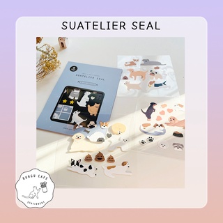 Suatelier Seal Sticker (Overlapping) // สติ๊กเกอร์ตกแต่งน่ารัก สไตล์เกาหลี