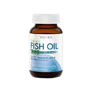 VISTRA Salmon Fish Oil - วิสทร้า น้ำมันปลาเซลมอล (100 เม็ด ) 145.91กรัม