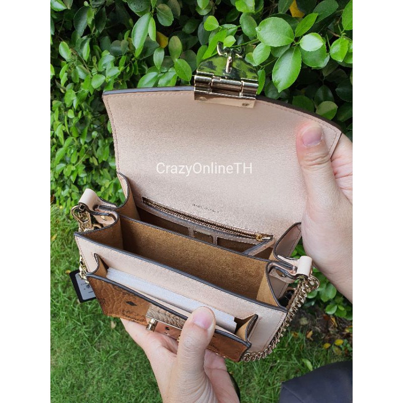 mcm-สีฮิตหายาก-ถูกกว่าช้อปไทย4-000บาท-ของแท้-made-in-italy-พร้อมส่ง-mini-patricia-crossbody-in-color-block-visetos-black