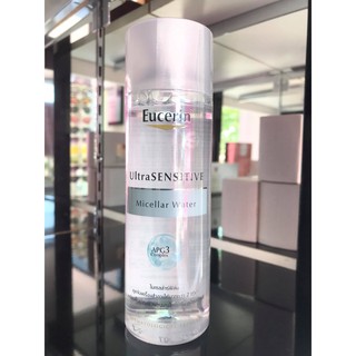 Eucerin UltraSENSITIVE Micellar Water ยูเซอริน อัลตร้าเซ็นซิทีฟ ไมเซลล่าร์ วอเทฃตอร์ 200ml. ของแท้100%