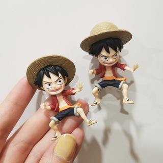 One Piece หมวกฟาง Luffy สเตอริโอ 3d แม่เหล็กตู้เย็นแม่เหล็กสติกเกอร์สติกเกอร์ตกแต่งข้อความโพสต์แม่เหล็กตู้เย็น