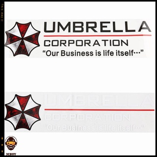 【เทอร์โมมิเตอร์】Car Stickers Resident Evil Umbrella Corporation Creative Sticker Waterproof