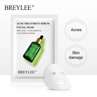 BREYLEE แผ่นมาสก์หน้า ต่อต้านสิว 1 ชิ้น