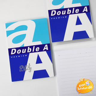 สมุดฉีกปกแฟนซี Double A ขนาด A6 และ A7 หนา 80 แกรม