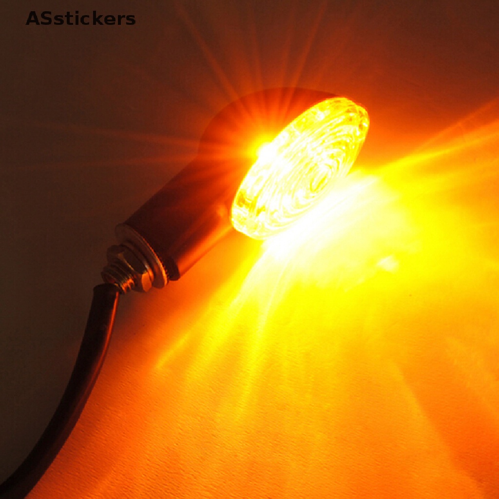 asstickers-ไฟเลี้ยว-led-12v-10w-สีเหลืองอําพัน-สําหรับรถจักรยานยนต์