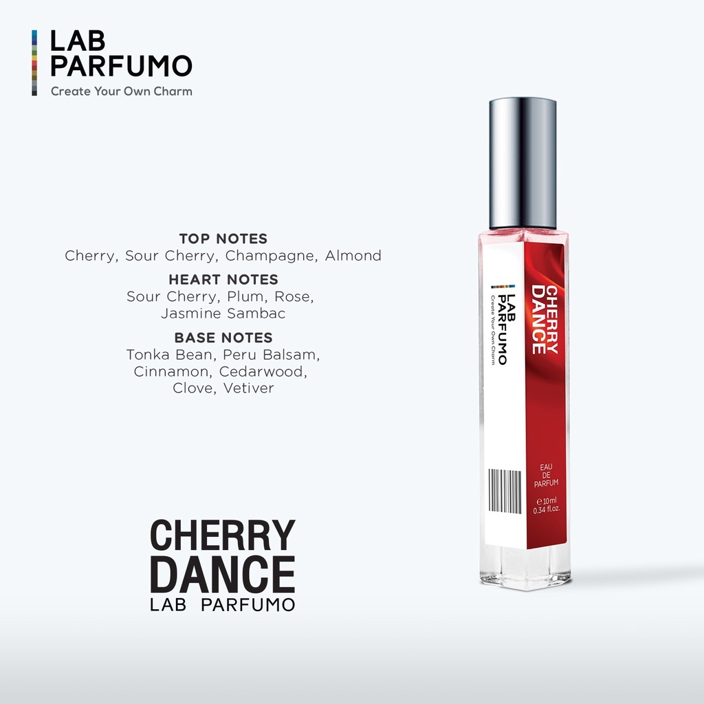 ภาพสินค้าLAB Parfumo, Cherry Dance น้ำหอมสำหรับผู้ชายและผู้หญิง (4ml, 10ml) กลิ่นรู้สึกเคลิบเคลิ้ม เกินจะหักห้ามใจ จากร้าน labparfumo บน Shopee ภาพที่ 4