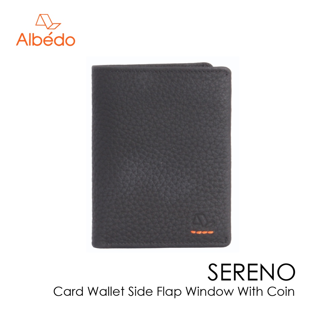 albedo-sereno-6-card-wallet-side-flap-window-with-coin-กระเป๋าสตางค์-กระเป๋าใส่บัตร-รุ่น-sereno-sr02099