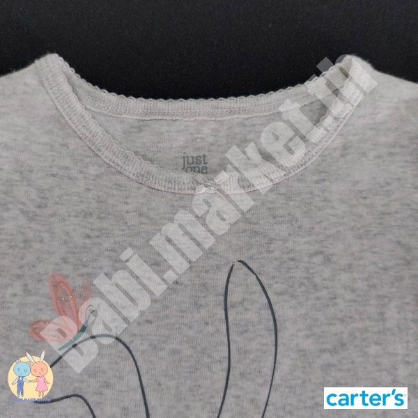 ของใหม่-เซตเสื้อแขนสั้น-กางเกงขายาวเด็กหญิง-ลายกระต่าย-คาร์เตอร์-carters