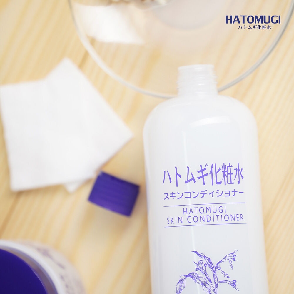 ข้อมูลเกี่ยวกับ Hatomugi Skin Conditioner Lotion 500ml ฮาโตะมูกิ โลชั่นบำรุงผิวลูกเดือย.