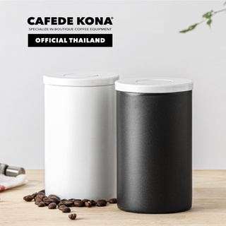 CAFEDE KONA กระปุกเก็บเมล็ดกาแฟ มีระบบขับก๊าซ ขนาด 400ml สำหรับเก็บเมล็ดกาแฟ ชา