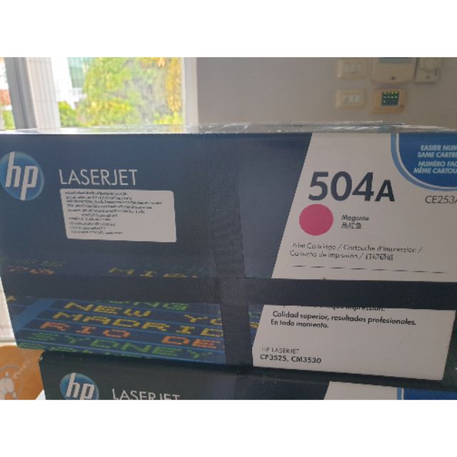 hp-504a-ของแท้-รุ่น-ce253a-สีแดง-magenta-ใช้กับ-hp-laserjet-cp3525-cm3530