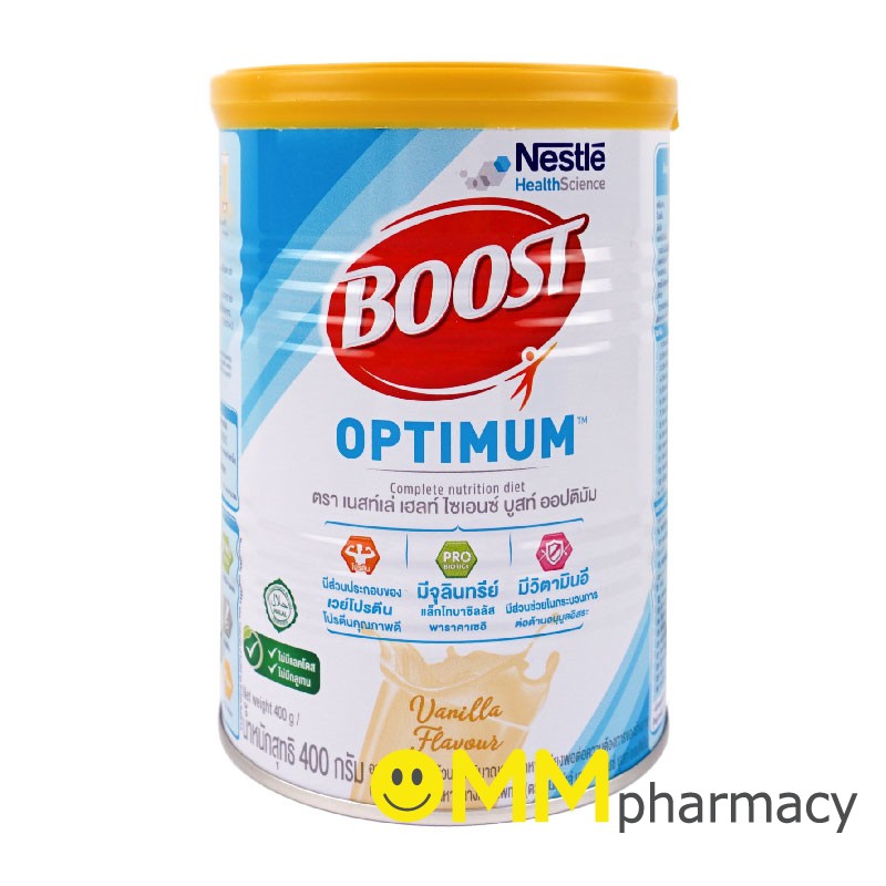 ภาพหน้าปกสินค้าNestle Boost Optimum เนสท์เล่ บูสท์ ออปติมัม 400g. จากร้าน mmpharmacy บน Shopee