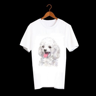เสื้อลายหมา DPD004 poodle เสื้อยืด เสื้อยืดลายหมา เสื้อยืดสกรีนลายหมา