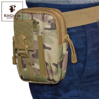 KinGrace-พร้อมส่ง กระเป๋าใส่โทรศัพท์ ใส่เงิน กระเป๋าแฟชั่น กระเป๋าแคนวาส มีช่องด้านหลังคาดกับเข็มขัดได้ รุ่น LP-01S
