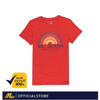 Mc Jeans เสื้อยืดผู้หญิง แขนสั้น สีแดง MTTZ247