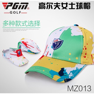 หมวกกอล์ฟแฟชั่น (MZ013) มีให้เลือก 3 แบบ หมวกสีแฟนซี สีขาว