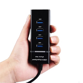 HUB3.0 ฮับ USB ตัวขยาย 4 พอร์ตตัวแยก usb ความเร็วสูงแบบมัลติฟังก์ชั่น