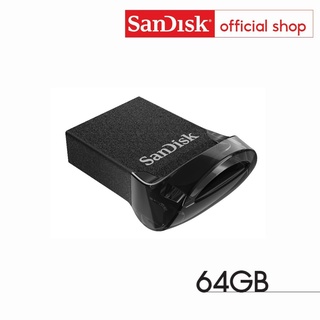 ราคาSANDISK ULTRA FIT แฟรชไดร์ฟ USB 3.1 ความจุ 64GB (SDCZ430-064G-G46)