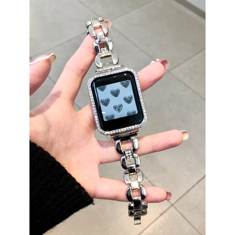 ภาพหน้าปกสินค้า2 in 1 เคสเพชร พร้อมสายคล้อง สําหรับ Redmi Watch 2 Lite Smartwatch Xiaomi Mi Watch Lite อุปกรณ์เสริมสายนาฬิกาข้อมือ สําหรับเปลี่ยน จากร้าน moyte.th บน Shopee