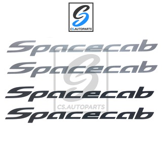 สติ๊กเกอร์ SPACECAB D-MAX ALL NEW ติดข้างประตู