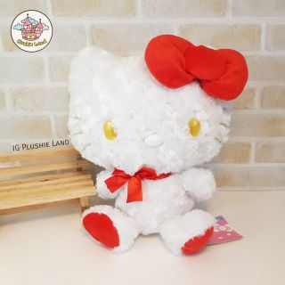 12 Inch White and Red Hello Kitty Plush Doll &lt;Sanriojapan&gt;