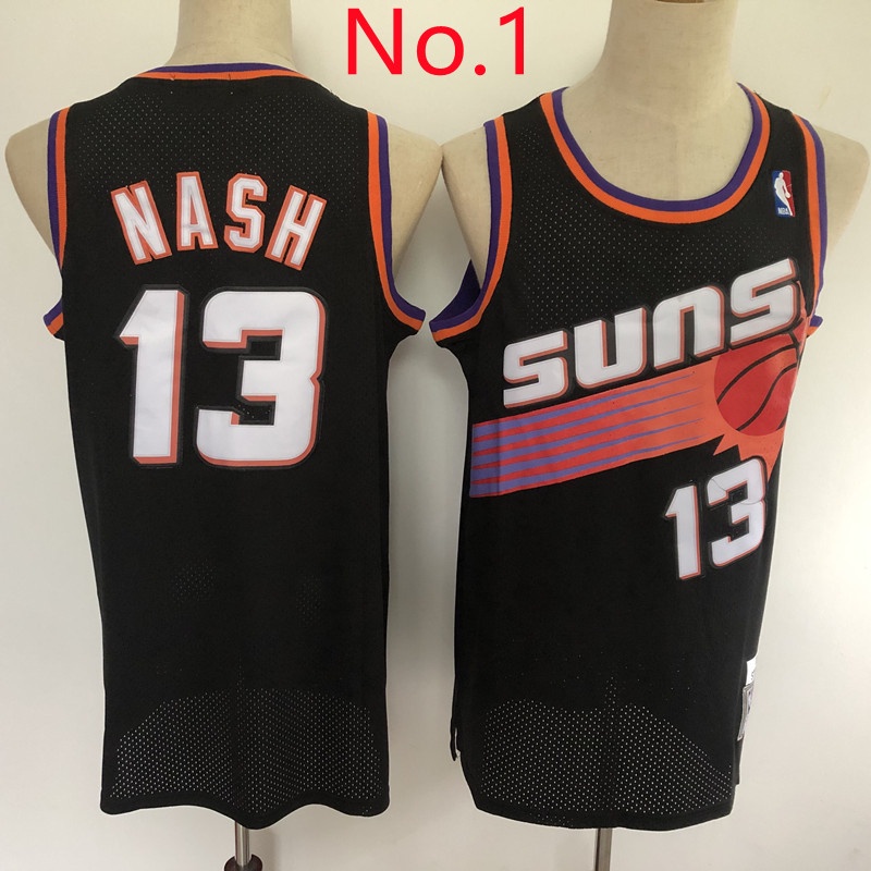 เสื้อกีฬาบาสเก็ตบอล-ลายทีม-nba-phoenix-suns-jerseys-nash-barkley-paul-ayton-star-jerseys-9-สไตล์-สําหรับผู้ชาย