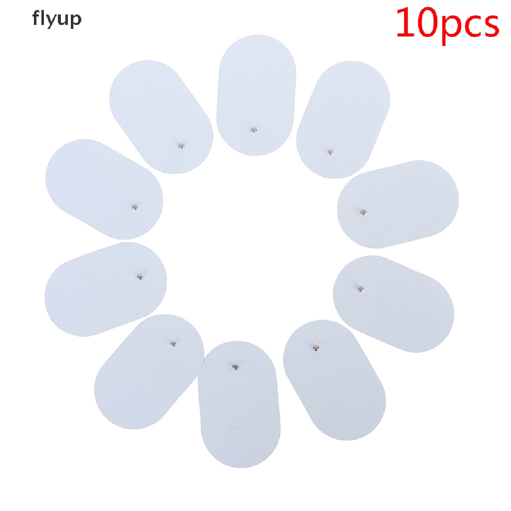 flyup-แผ่นอิเล็กโทรดซิลิโคนเจล-แบบเปลี่ยน-สําหรับเครื่องนวดไฟฟ้า-10-ชิ้น