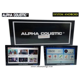 ภาพขนาดย่อของสินค้าจอแอนดรอยด์7นิ้วติดรถยนต์ ยี่ห้อALPHA COUSTIC รุ่น7000