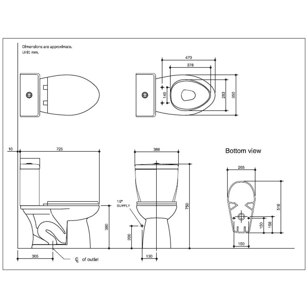 sanitary-ware-2-piece-toilet-karat-k-45535x-3-75litre-white-sanitary-ware-toilet-สุขภัณฑ์นั่งราบ-สุขภัณฑ์-2-ชิ้น-karat-k