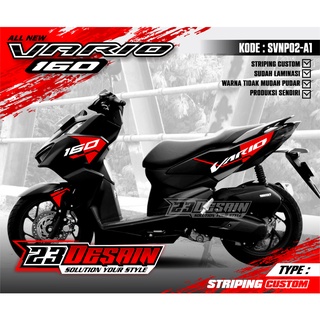 สติกเกอร์ตัด vario160 vario160 deca vario160 vario160 All New - Honda Vario 160 SVNP02 อุปกรณ์เสริม สําหรับรถจักรยานยนต์