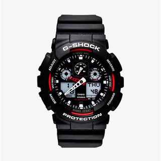 ภาพหน้าปกสินค้าG-Shock นาฬิกาข้อมือผู้ชาย Casio G-Shock Red Dial - Black รุ่น GA-100-1A4DR ที่เกี่ยวข้อง