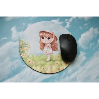 แผ่นรองเม้าส์ MOUSE PAD :: A girl in the garden