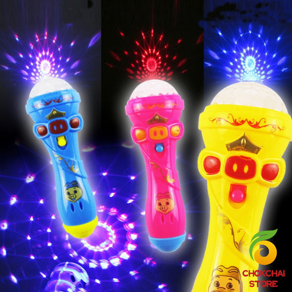 chokchaistore-แท่งแฟลช-ไม้กายสิทธิ์เรืองแสง-ของเล่น-ของคุณหนูๆ-projection-flash-stick