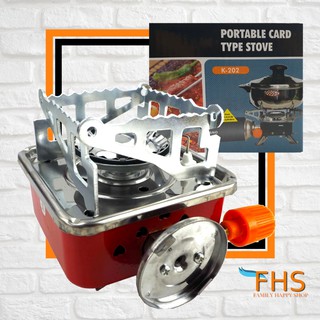 สินค้า เตาสนามปิคนิค เตาพกพา เตาแก๊สปิคนิค รุ่น ZT-202 KOVAR PORTABLE CARD TYPE STOVE เตาแก๊สแคมป์ปิ้งแบบพกพา