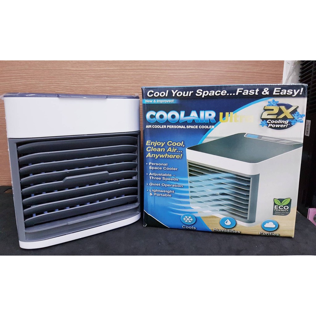 air-cooler-เครื่องปรับอากาศ-ฟอกอากาศระบบน้ำ-และเครื่องสร้างความชื้นแบบพกพา-ใส่น้ำแข็ง-เพิ่มไอเย็น-พกพาสะดวก-quick-amp-easy