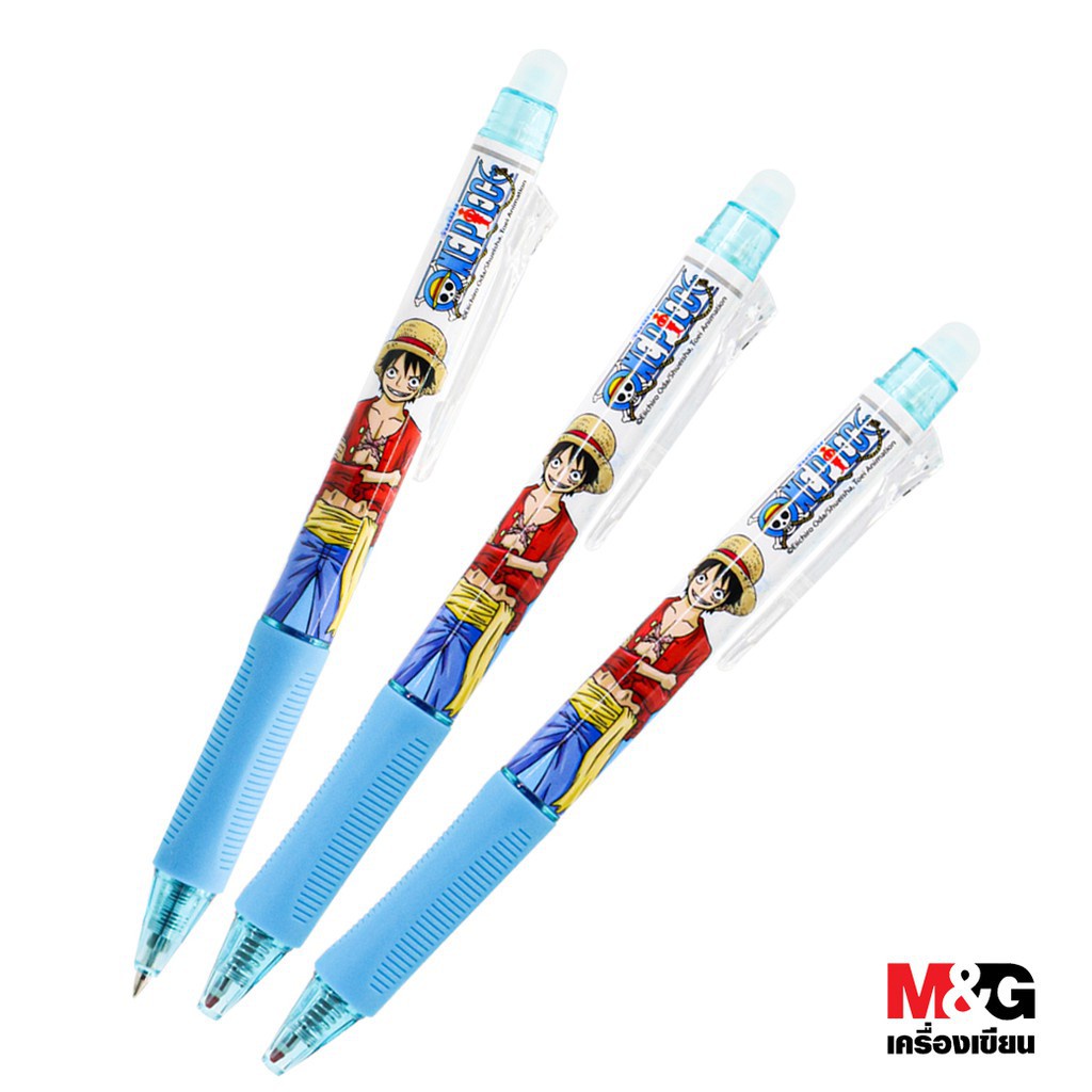 m-amp-g-onepiece-erasable-pen-ปากกาเจลลบได้-วันพีช