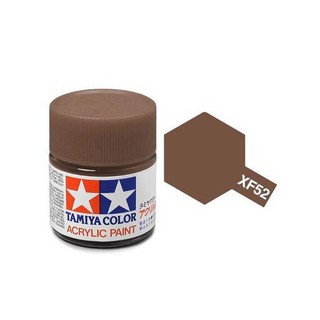 สีทามิย่าสูตรน้ำ Tamiya Acrylic XF52 Flat Earth 10ml